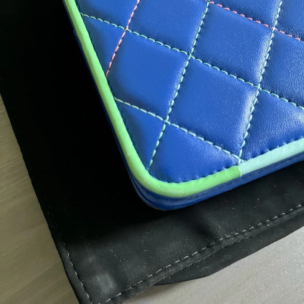 CHANEL Limited Edition Multicolor Lambskin Quilted WOC Wallet On Chain